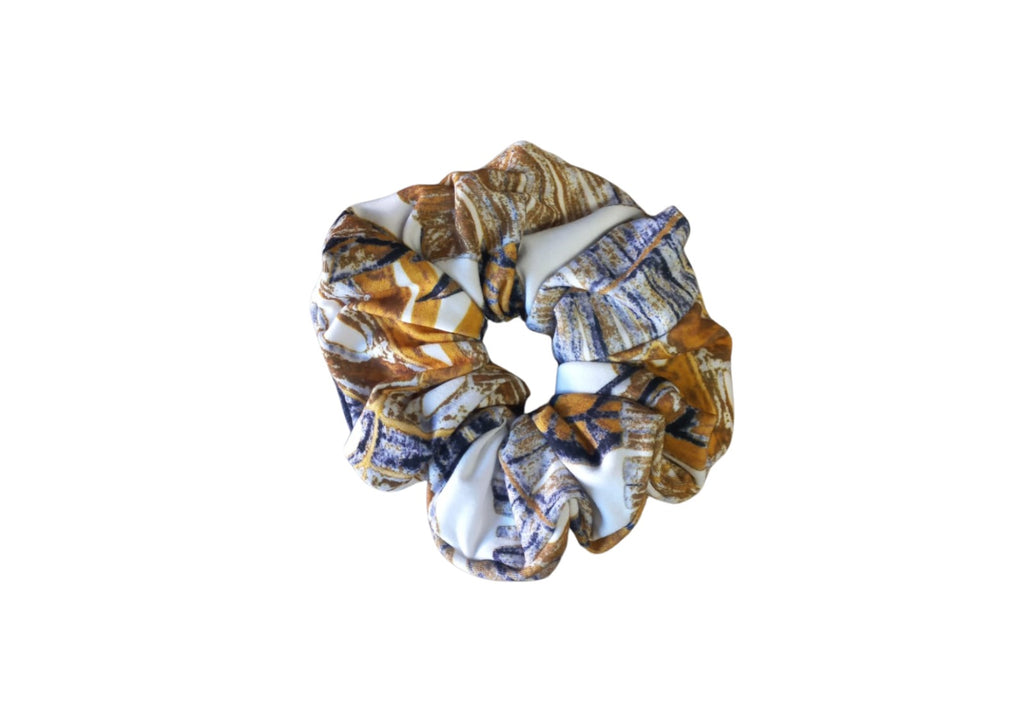 Loka Scrunchie Versoeningsreeks Mostertblaar