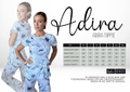 Adira Printed Kortmou Knoop Top