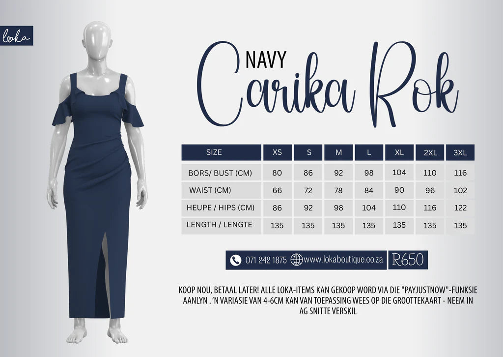 Ladies Navy Carika Rok