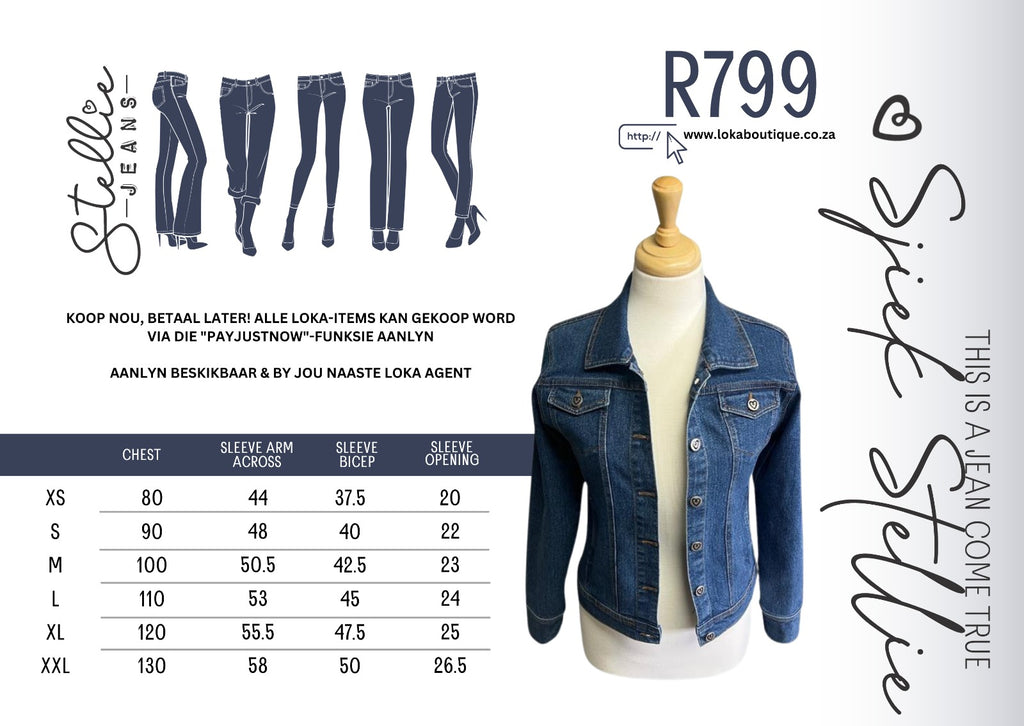 Ladies Ligte Sjiek Stellie Jean Baadjie