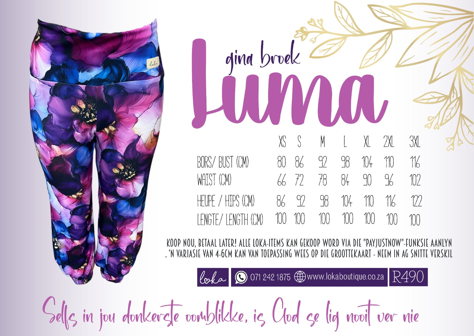 Ladies Luma Gina Broek