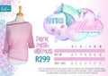 Ladies Pink Mesh Vlermuis Top In Loving Memory of Alaska