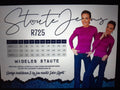 Wideleg Staute Jeans
