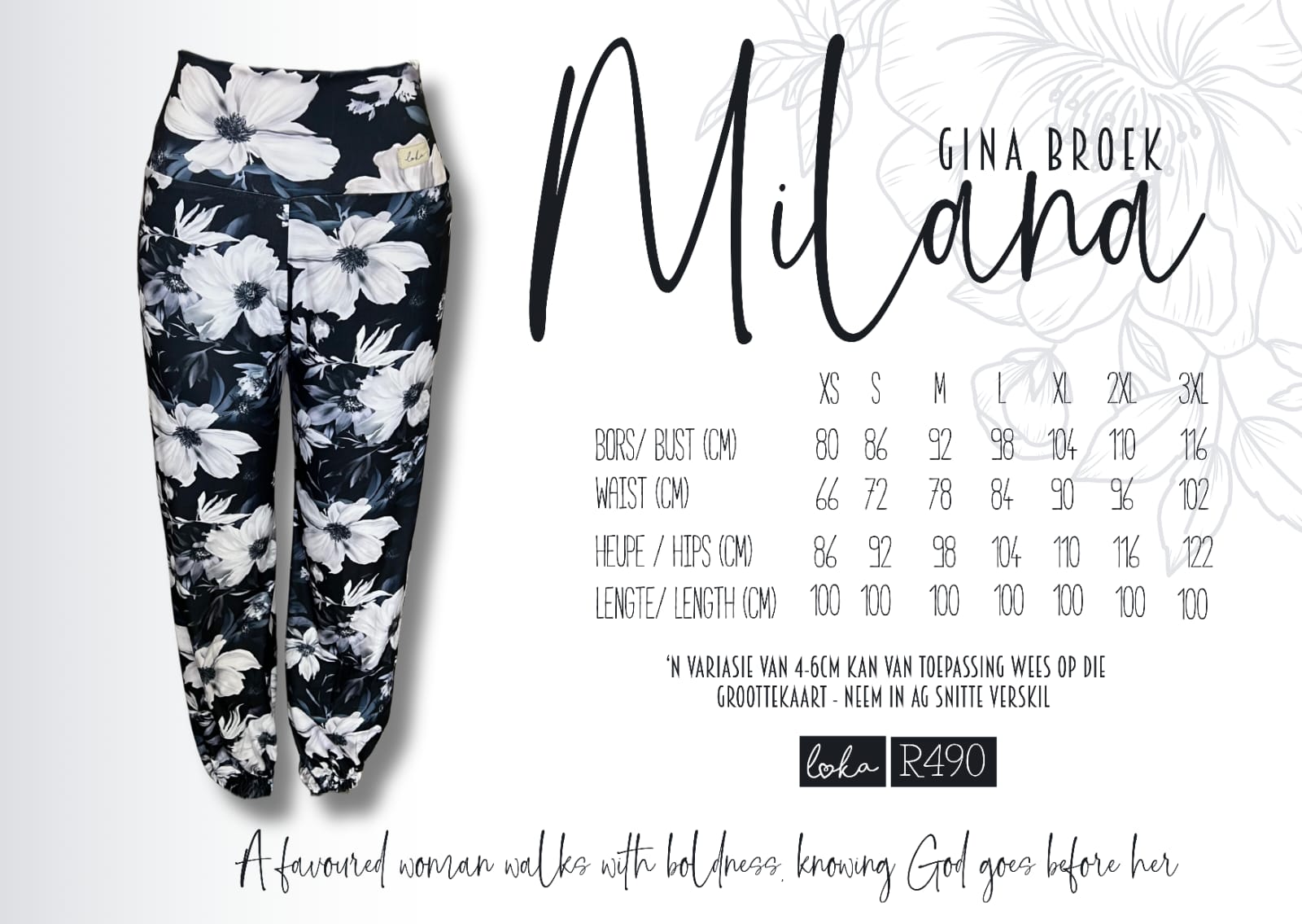 Ladies Milana Gina Broek