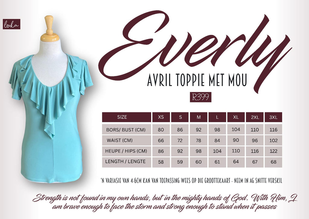 Everly Mint Avril Top Met Mou